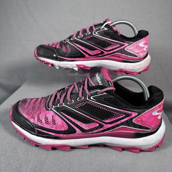 Boombah‎ Trail Shoes Womens 10 Pink Black Athletic Mesh Turf Cleats Running - Picture 1 of 11